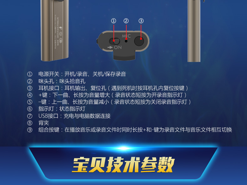 專業(yè)錄音筆